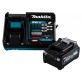 Makita POWERPACK XGT komplektas DC40RA + 1x4 Ah